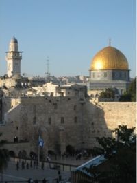 The Temple Mount in Jerusalem.