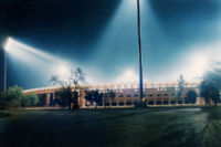 Gaddafi cricket stadium, one of the largest in the world