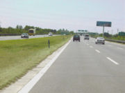 G030 northbound in Hebei province. There are currently 41,000 km (25,000 mi) of expressways in China, half that of the US and the world's 2nd longest.