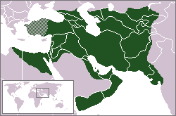 The Sassanid Empire in 610.