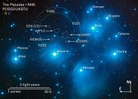 A map of the Pleiades