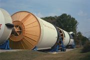 A Saturn V on display at the U.S. Space & Rocket Center in Huntsville, Alabama.