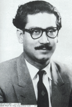 Sheikh Mujib, 1950.