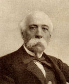 Francesco Crispi, Italian prime minister (1887-1891;1893-96). Crispi opposed himself to Radical Felice Cavallotti over the Triple Alliance and the abandon of the Eritrean colony. He resigned after the 1896 defeat at Adowa during the First Italo-Abyssinian War. 