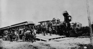 First Transcontinental Train arrives in Port Moody