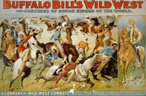 A handbill for Buffalo Bill's Wild West and Congress of Rough Riders of the World, from 1899 long after Sitting Bull had quit the show.