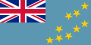 The Flag of Tuvalu incorporates the Union Flag.