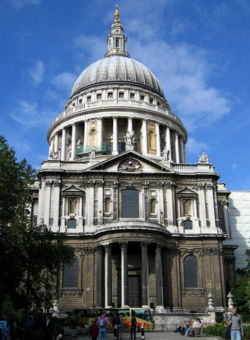 St Paul's Cathedral from the south