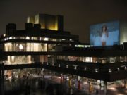 The Royal National Theatre in London, from Waterloo Bridge