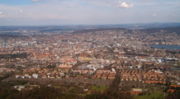 View over Zürich from the Üetliberg