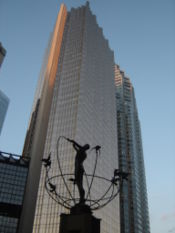 Royal Bank Plaza is the corporate headquarters of the Royal Bank of Canada.