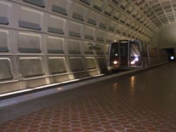 The Federal Center SW metro station in Washington DC