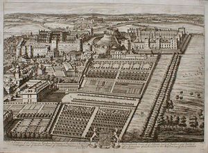 An early 18th-century view of Windsor Castle by Kip and Knyff.