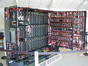 Replica of a bombe machine