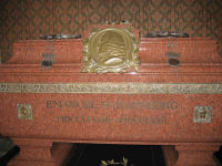 Swedenborg's crypt in Uppsala Cathedral