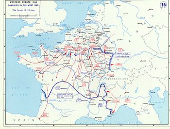 The German offensive in June sealed the defeat of the French.