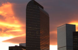 The Wells Fargo Center in downtown Denver.