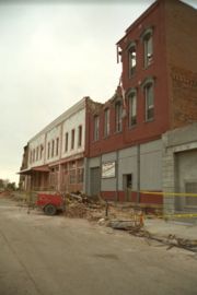 Multistory buildings destroyed by Andrew