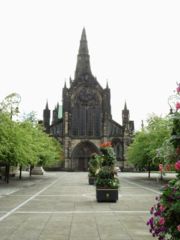 Glasgow Cathedral today. Although most of the building is much later, the modern cathedral shares the same site as the Jocelin's late 12th century structure.