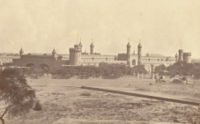 George Craddock.  1880s.  Railway Station at Lahore, India.  Kipling arrived at the train station after a four day train journey from Bombay in late October 1882.