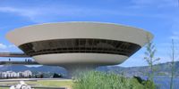 The Niterói Contemporary Art Museum is another impressive example of the Brazilian architecture.