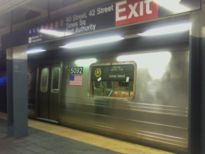 A rollsign reading on a R68A car. The sign reads:Midtown57 St/7 Av----- Coney Island