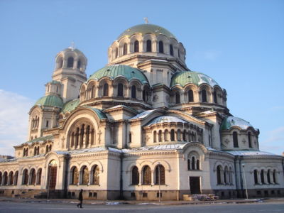 The government of a bishop is typically symbolised by a cathedral church, such as the Orthodox Patriarch of Bulgaria's seat in Sofia