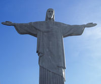 The Christ the Redeemer statue in Rio de Janeiro is the most famous landmark in Brazil.