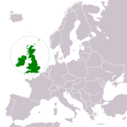 Location of the British Isles