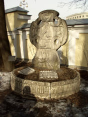 Rimsky-Korsakov's grave at Tikhvin Cemetery.