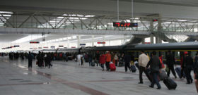 Train station in Lhasa, Tibet.