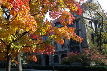 Swift Hall, located on the Main Quadrangles.