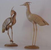 Artists can use wood to create delicate sculptures.