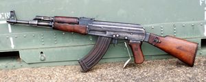 A "second model" AK-47. This was the first machined receiver variation.