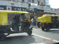 Autorickshaws, also simply referred to as Autos are a popular form of public transport in Bangalore.