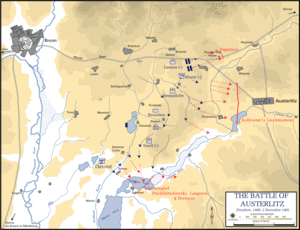 By 1400 hours, the Allied army had been dangerously separated. Napoleon now had the option to strike at one of the wings, and he chose the Allied left since other enemy sectors had already been cleared or were conducting fighting retreats. Courtesy of the Department of History, United States Military Academy.