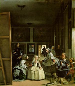 Las Meninas, painted in 1656