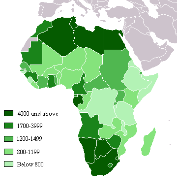 National GDP per capita ranges from wealthier states in the north and south to poorer states in the east.  These figures from the 2002 World Bank are converted to US dollars.