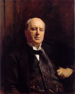 "Portrait of Henry James," oil painting by John Singer Sargent (1913)