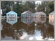 Flooding in Franklin, Virginia