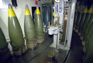 16-inch naval gunfire shells