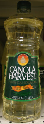 Bottle of Canola Oil from Canada