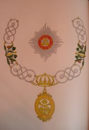 The insignia of a Knight Grand Cross of the civil division of the order.