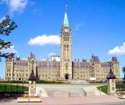 The Parliament of Canada, Ottawa, Ontario.