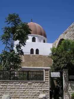 The tomb of sultan Saladin near the northwestern corner of the Umayyad Mosque, Damascus, Syria.