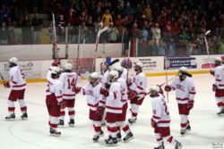 The Men's Ice Hockey Team at Lynah Rink