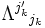 \Lambda^{j_k'}{}_{j_k} \!