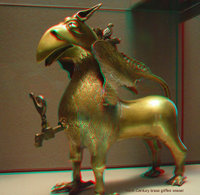 Brass Griffin beverage urn from 9th century