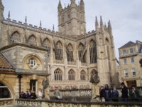 Bath Abbey From The Roman Baths Gallery