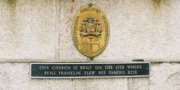 Franklin Kite Plaque